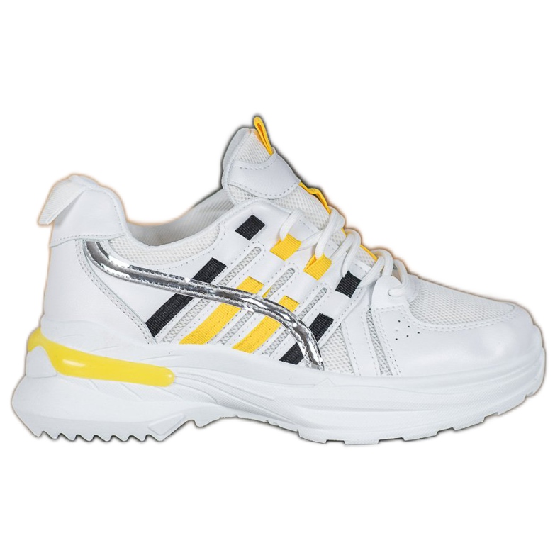 SHELOVET Fashionable Sports Shoes On The Platform white