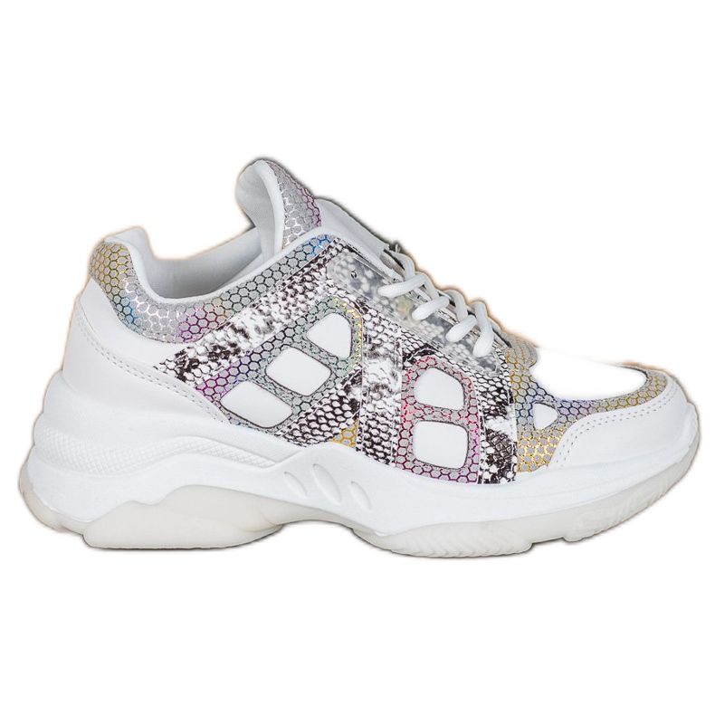 Bona Sneakers With Colorful Inserts white multicolored