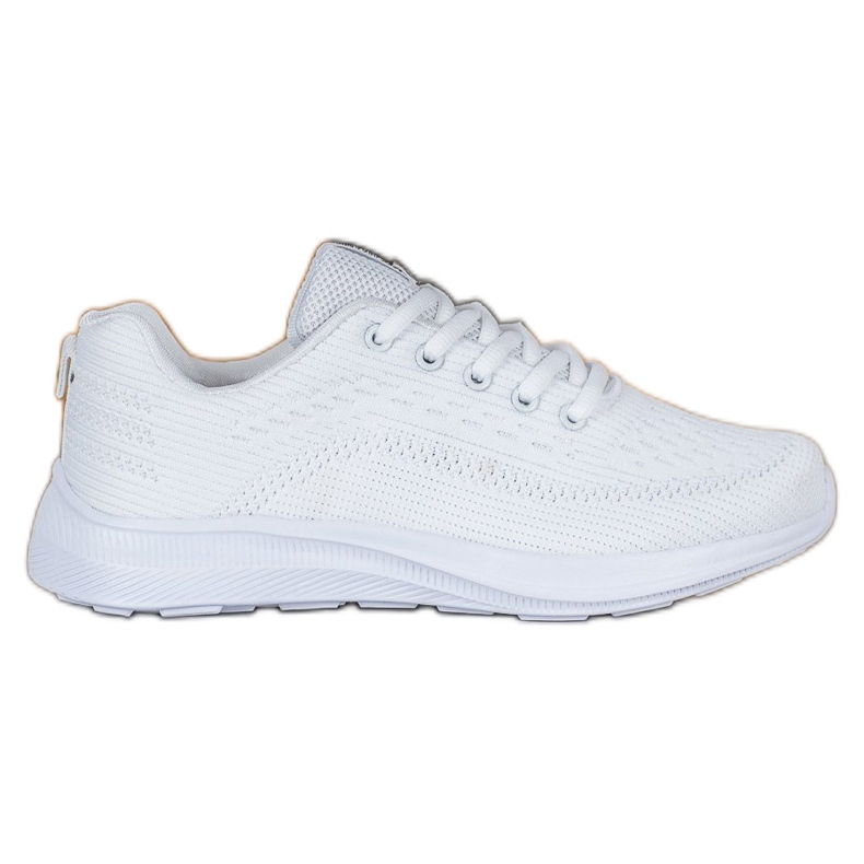 Bona Comfortable White Sports Shoes