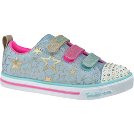 Skechers Sparkle Lite-Stars The Limit Jr 314036L-LBMT Shoe blue pink golden