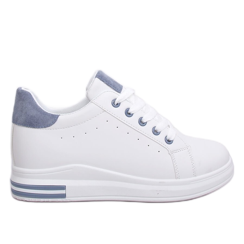 White women's sneakers L8035 Blue White women's sneakers L8035 Blue