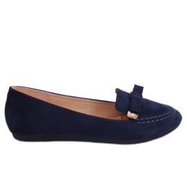 Women's navy blue loafers 2S2018-27 D.BLUE