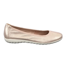 Caprice rose metalic ballerinas 22142 pink yellow