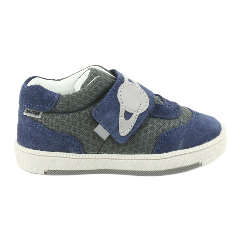Bartek Baby-blue leather sports shoes grey