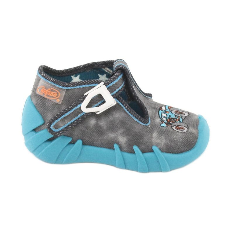 Befado children's shoes 110P314 blue grey Befado children's shoes 110P314 blue grey
