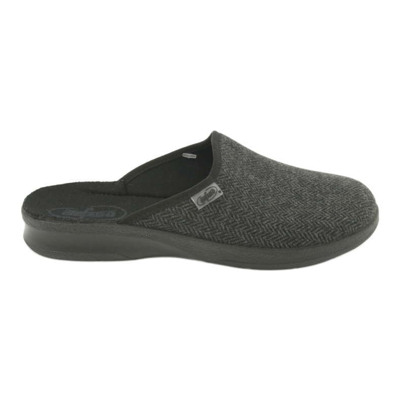 Befado men's shoes pu 548M022 black grey