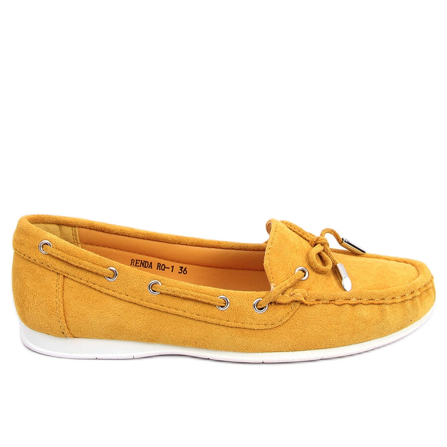 yellow loafers womens