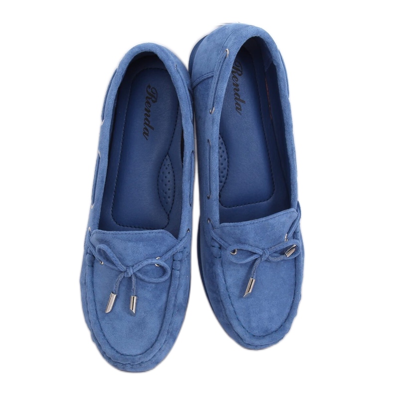 Blue women's loafers RQ-1 Blue