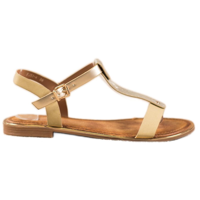 Small Swan Classic Sandals With Eco Leather brown