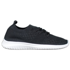 SHELOVET Openwork Sport Shoes black