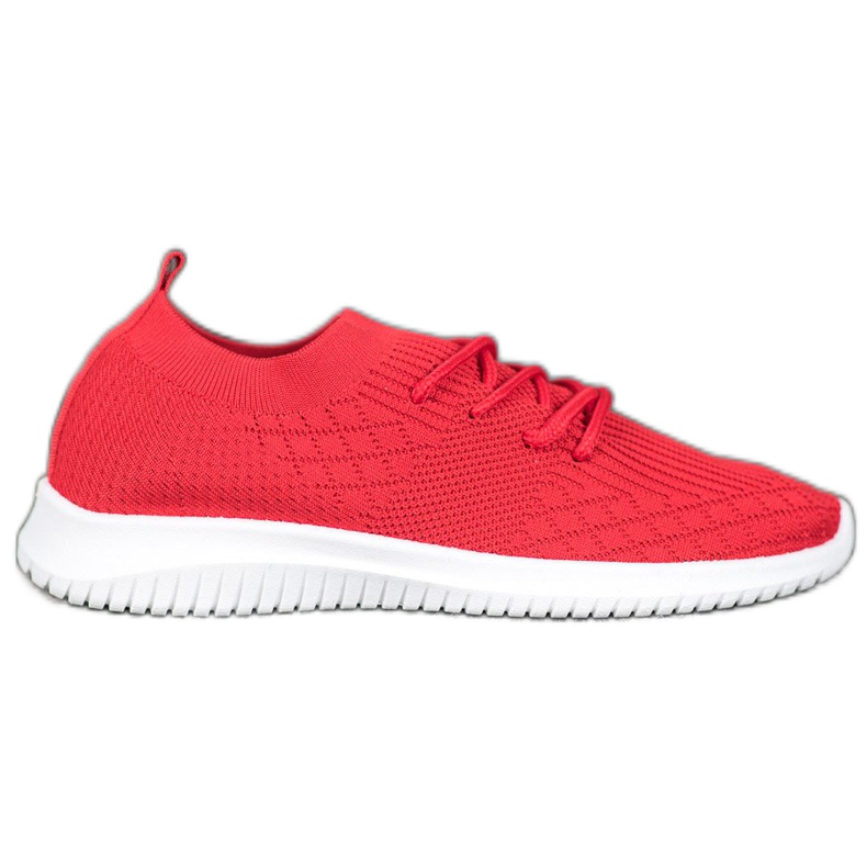 SHELOVET Openwork Sport Shoes red