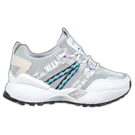 Bona Love Mesh Sneakers white grey Bona Love Mesh Sneakers white grey