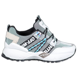 Bona Love Mesh Sneakers white black Bona Love Mesh Sneakers white black