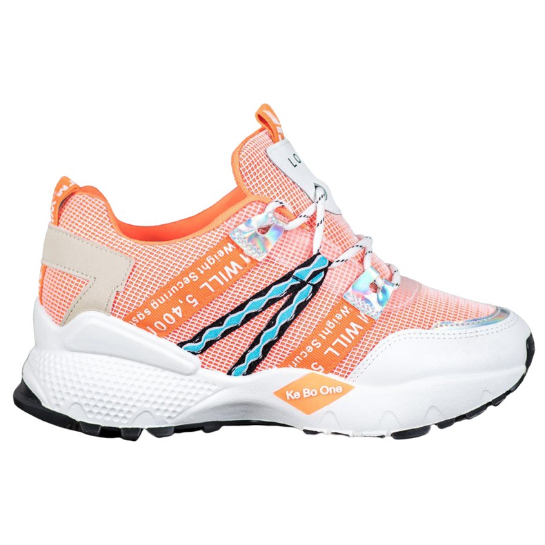 Bona Love Mesh Sneakers white orange