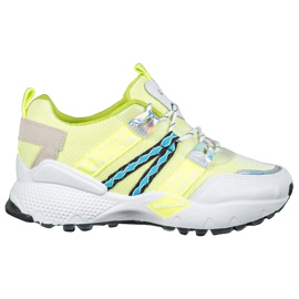 Bona Love Mesh Sneakers white multicolored green