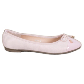 Fama Pinstripe ballerina pink Fama Pinstripe ballerina pink