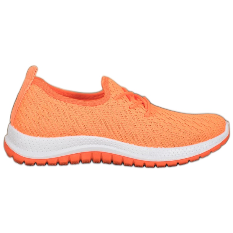 SHELOVET Orange Openwork Sports Shoes