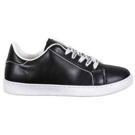 SHELOVET Super sports shoes white black