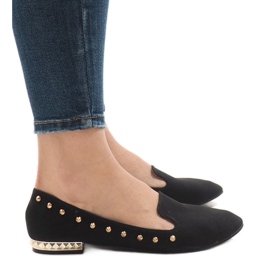 Black ZHC-980 ballerina loafers Black ZHC-980 ballerina loafers