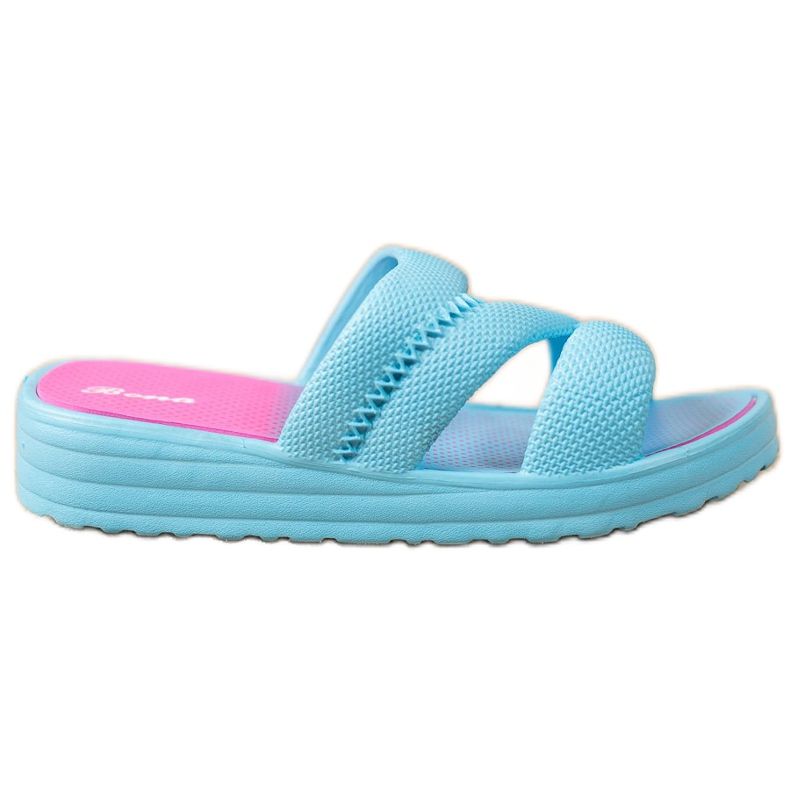 Bona Comfortable Blue Slippers