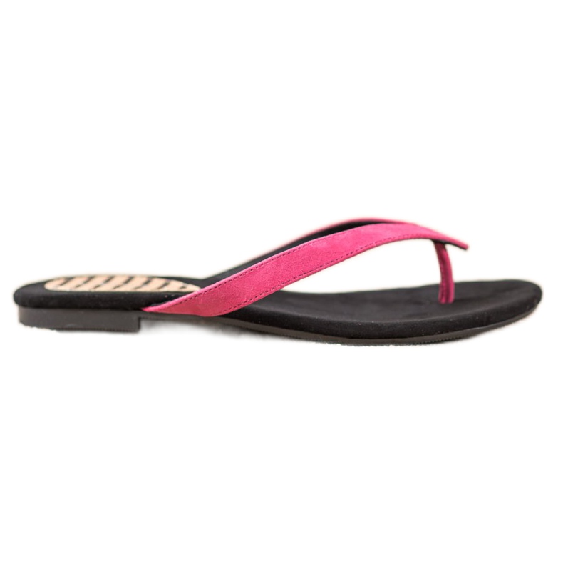 J. Star Casual flip-flops black pink