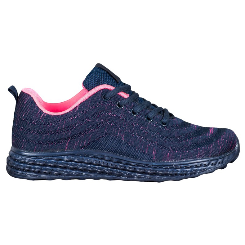 Bona Light Textile Footwear navy blue pink