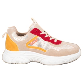 SHELOVET Sport Suede Sneakers multicolored