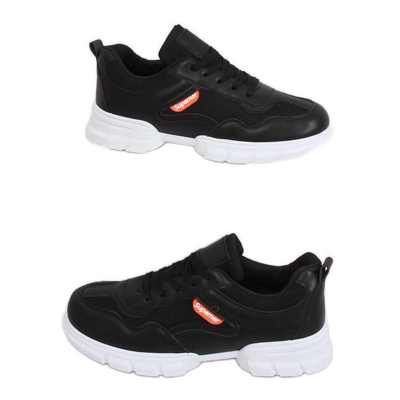 Black sports shoes C051 Negro