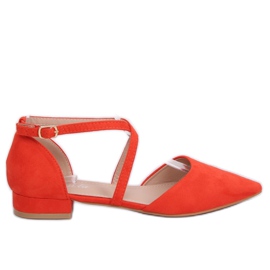 Orange cut ballerinas S-880 Orange