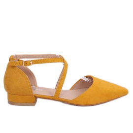 Honey cut ballerinas S-880 Yellow