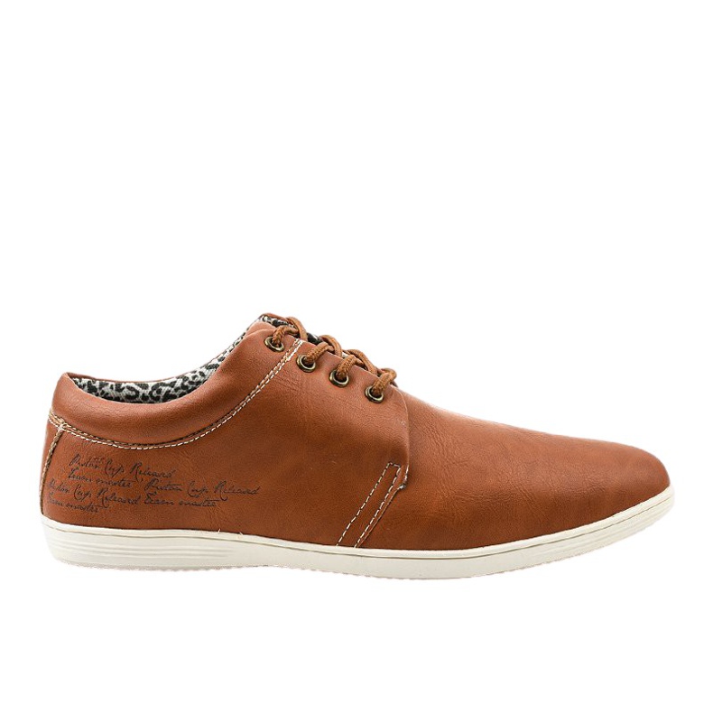 Brown men's casual shoes SD5321-6 multicolored Brown men's casual shoes SD5321-6 multicolored