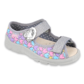 Befado children's shoes 869X135 violet pink grey multicolored