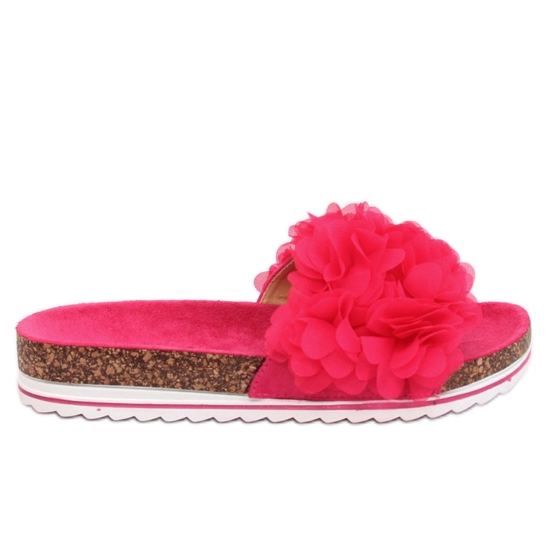 Flower power fuchsia BG47P Fuchsia slippers pink