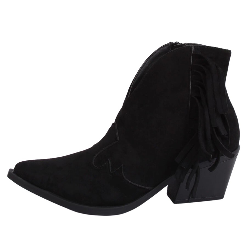 Black cowboy boots for women NC999 Black