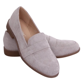 Gray Women's gray loafers T366P Gray grey