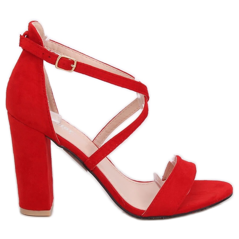 Sandals on the post red GG-88P Red