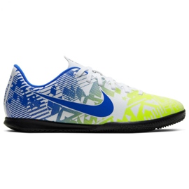 Nike Mercurial Vapor 13 Club Njr Ic Jr CV9352 104 soccer shoes white, blue multicolored