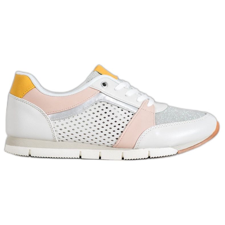 Kylie Openwork Sport Shoes white