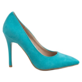 R'S Suede heels blue R'S Suede heels blue