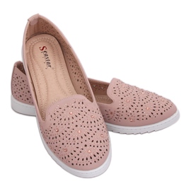 Openwork pink lords ZA05P Pink