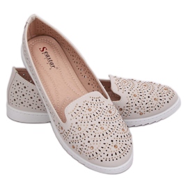 Lords openwork beige ZA05P Beige brown
