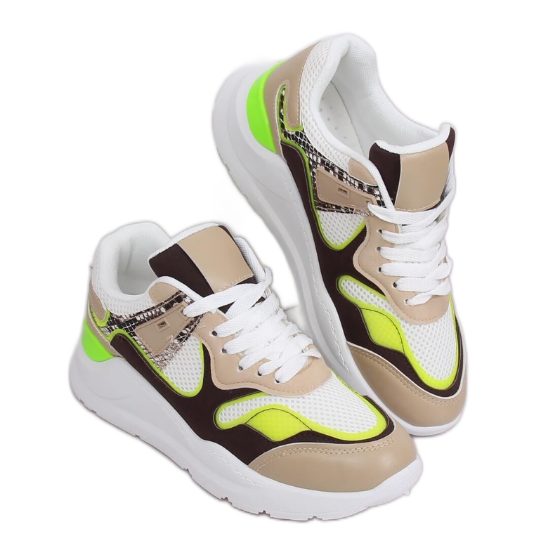 Women's sports shoes JD01P White multicolored