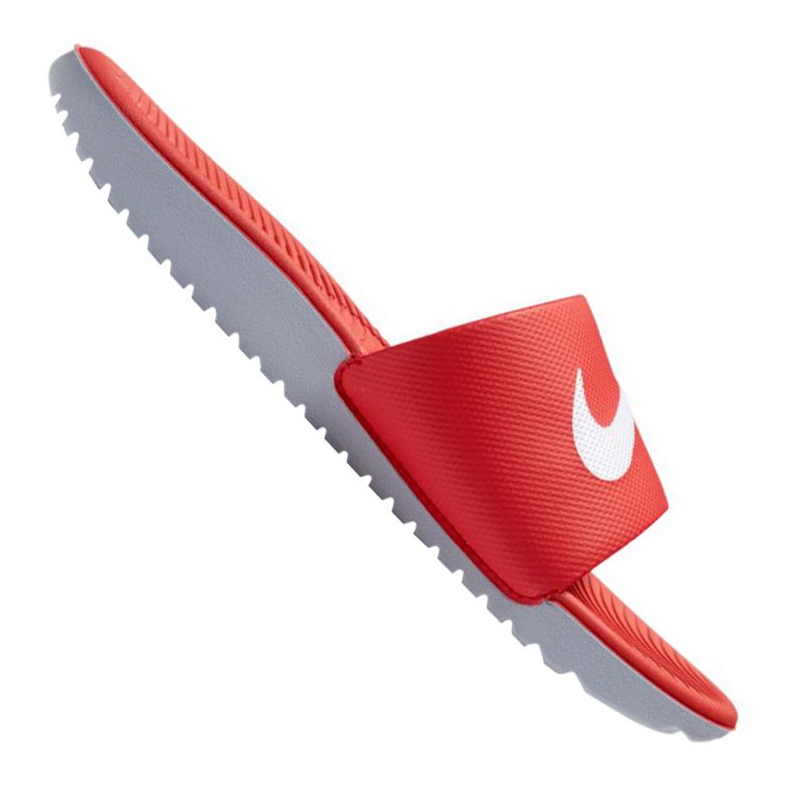red nike kawa slides
