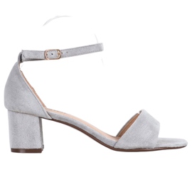 Seastar Comfortable high-heeled sandals grey