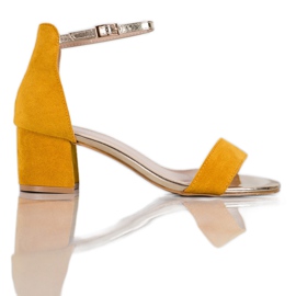 Seastar Sandals With A Gold Strap yellow