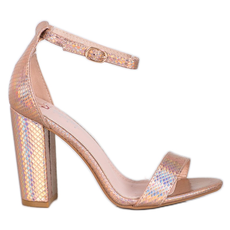 Seastar Sexy shiny sandals golden