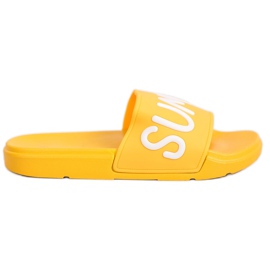 SHELOVET Rubber Slippers yellow