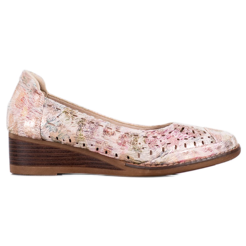 Pumps on the VINCEZA wedge multicolored