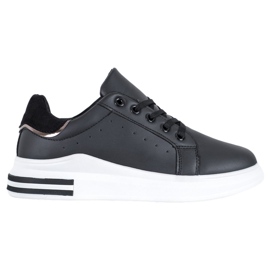 Diamantique Fashionable Sports Shoes black