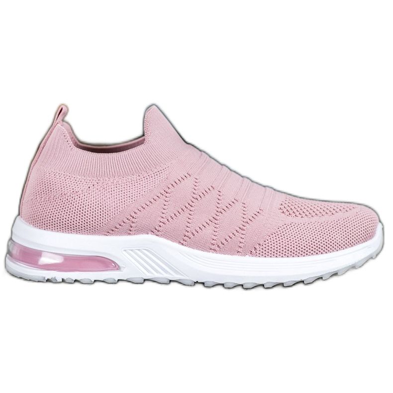 Diamantique Pink Slip On Shoes